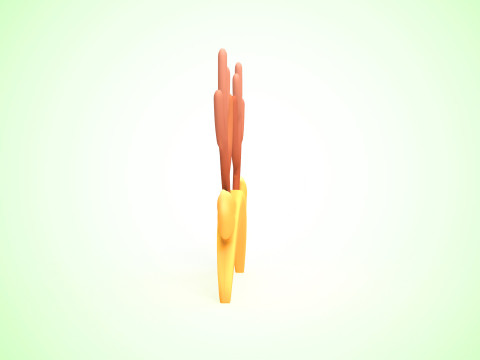 Prop121 Deer Headband Modello 3D