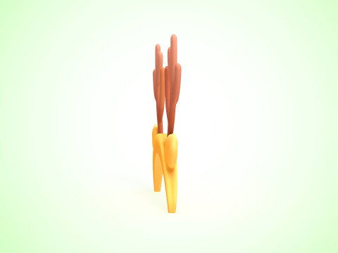 Prop121 Deer Headband Modello 3D