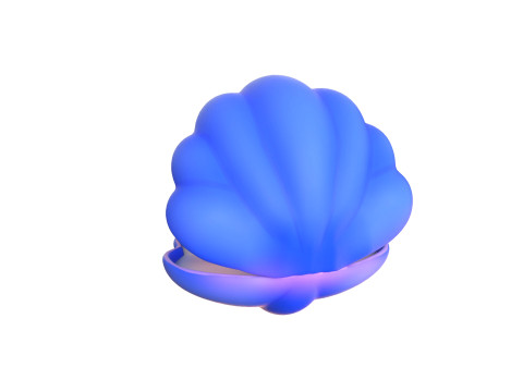 Open Clam Sea Shell 04 3D Model