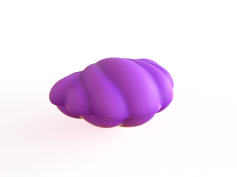 Open Clam Sea Shell 06 3D Модель