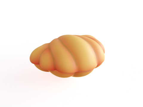 Open Clam Sea Shell 07 3Dモデル