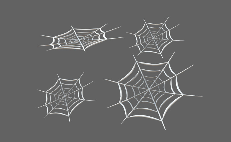 Prop108 Cobweb Modèle 3D .c4d .max .obj .3ds .fbx .stl .blend 