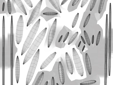 Prop108 &Ouml;r&uuml;mcek Ağı 3D Model