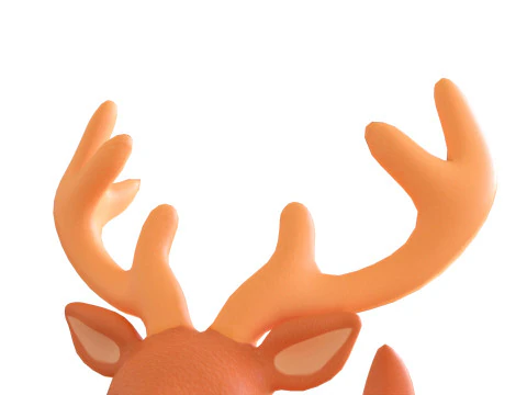 कार्टून रेनडियर 4 प्यारा 3D मॉडल