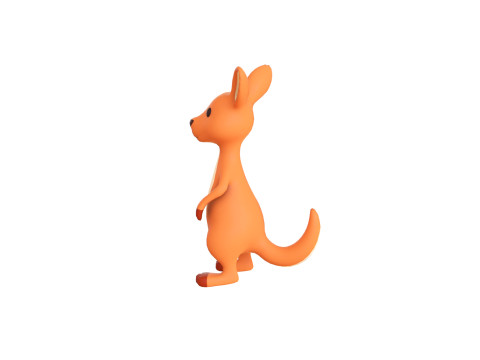 Cartoon Kangaroo v001 3D 模型