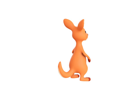 Cartoon Kangaroo v001 3D 模型
