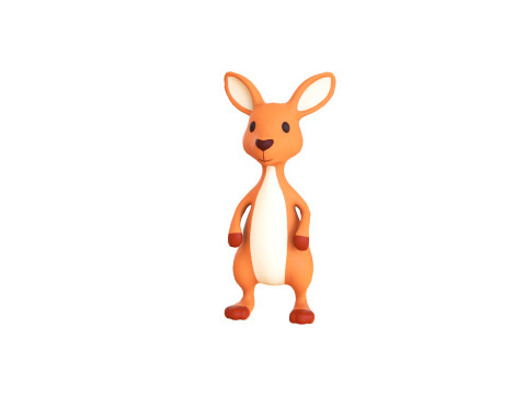 Cartoon Kangaroo v001 3D 模型