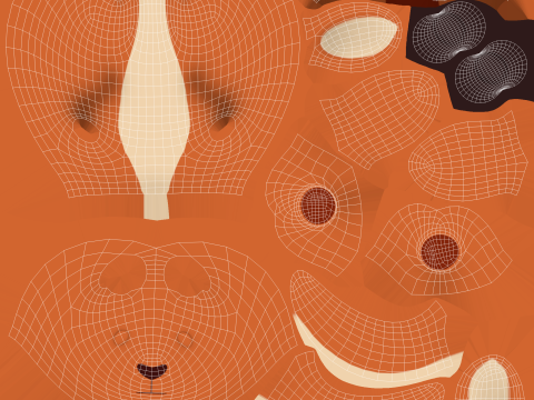 Cartoon Kangaroo v001 3D 模型