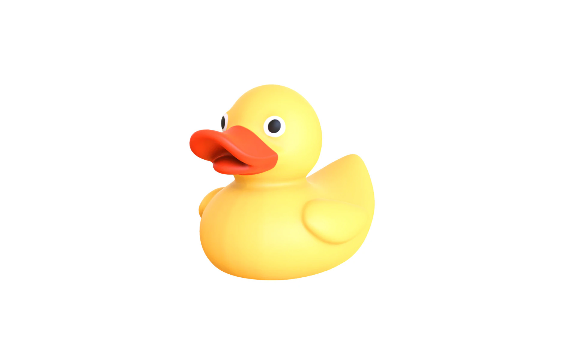 Rubber Duck 01 3D Model .c4d .max .obj .3ds .fbx .stl .blend 