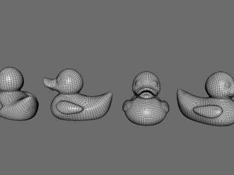 Rubber Duck 01 3D Model