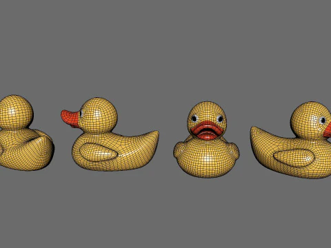 Rubber Duck 01 3D Model