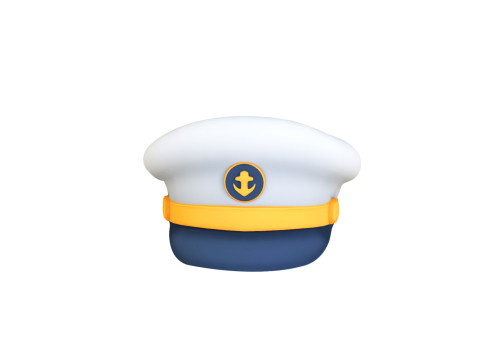 Captain Hat 001 Model 3D