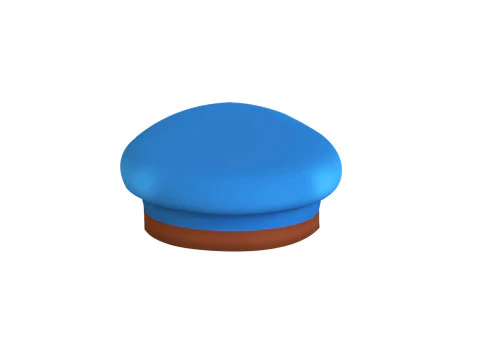 Captain Hat 002 3D Model
