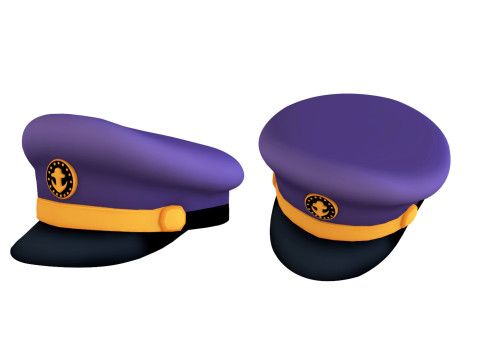 Captain Hat 004 3Dモデル