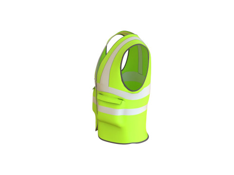 Realistic Worker Vest 004 3D Model