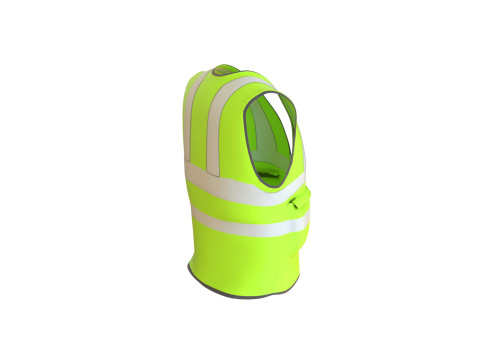 Realistic Worker Vest 004 3D Model