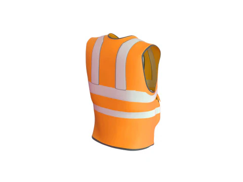Realistic Worker Vest 005 3D Model