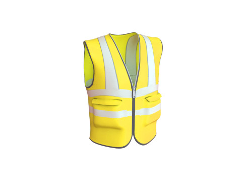 Realistic Worker Vest 006 3D Model