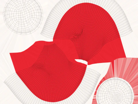 クリスマス サンタ クロースの帽子 v001 3Dモデル