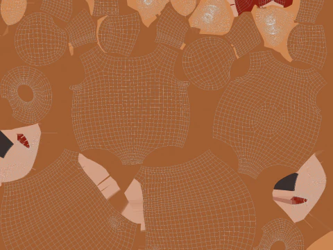 High-Quality 3D Cartoon Bear Animated 3D Model