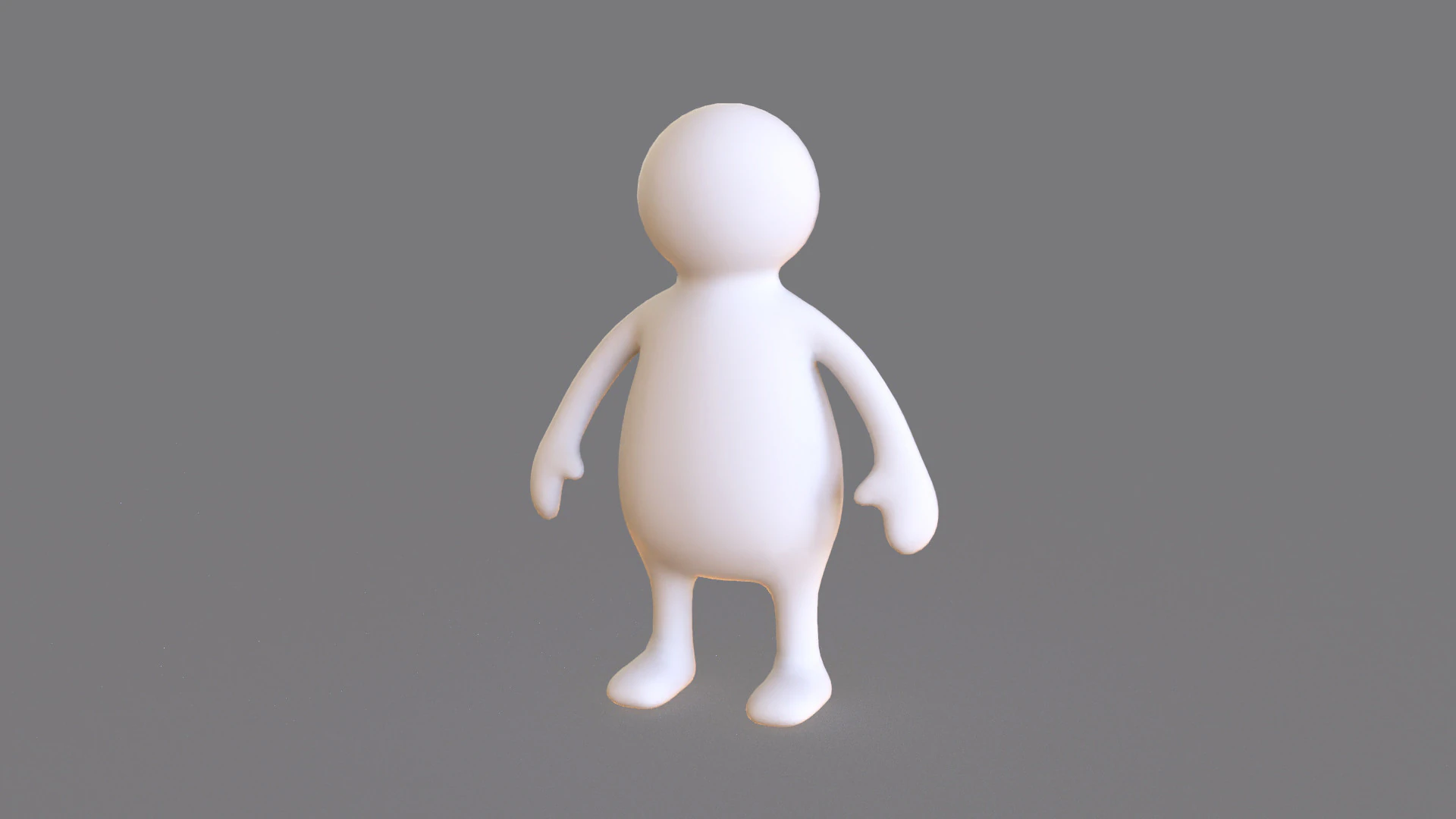 Stickman 06 Rigged Low Poly 3D Model .c4d .max .obj .3ds .fbx .stl .blend