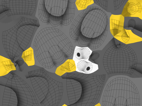 Oca del fumetto carina Modello 3D