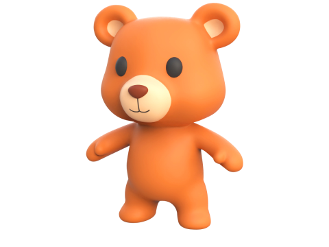 Little Animal Baby Character Pack 01 3Dモデル