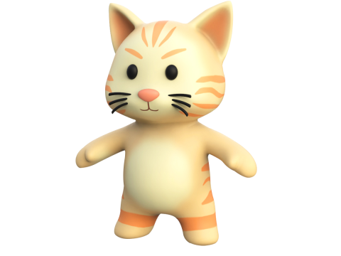 Little Animal Baby Character Pack 01 3Dモデル
