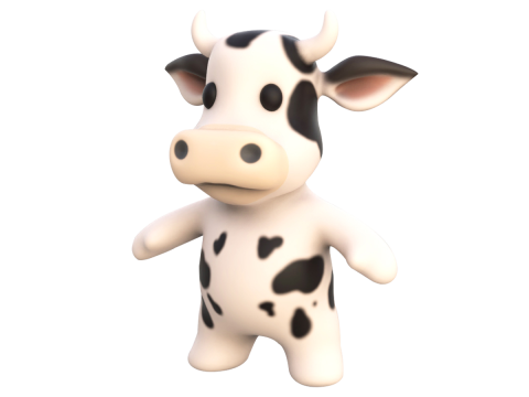 Little Animal Baby Character Pack 01 3Dモデル