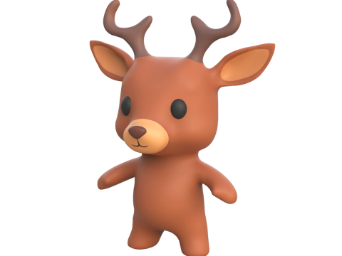 Little Animal Baby Character Pack 01 3Dモデル