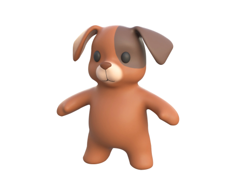 Little Animal Baby Character Pack 01 3Dモデル