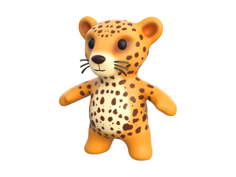 Little Animal Baby Character Pack 01 3Dモデル