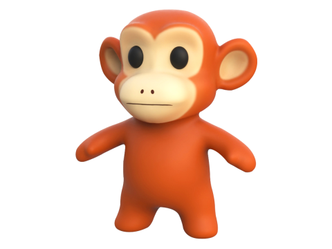 Little Animal Baby Character Pack 01 3Dモデル