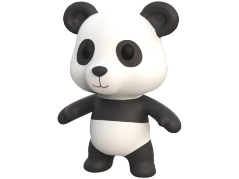 Little Animal Baby Character Pack 01 3Dモデル