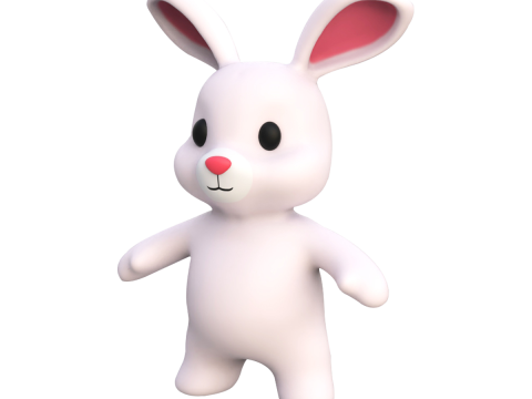 Little Animal Baby Character Pack 01 3Dモデル