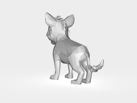Hyena Low poly 3D 모델