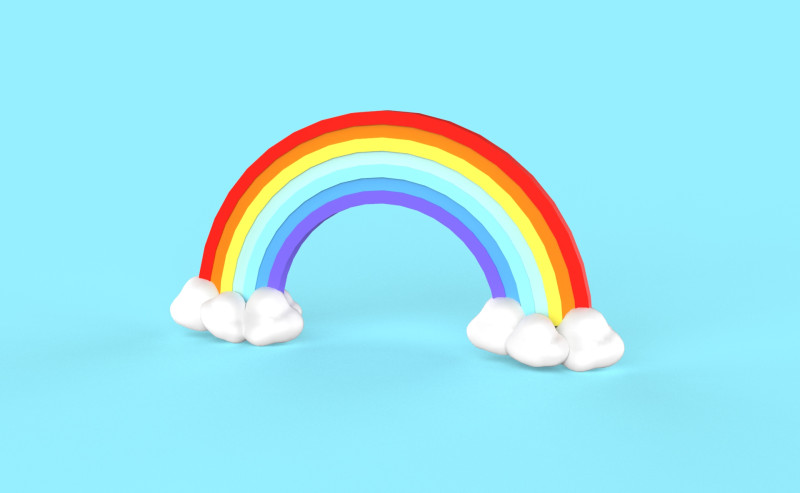 Prop77 Rainbow 3Dモデル .c4d .max .obj .3ds .fbx .stl .blend 