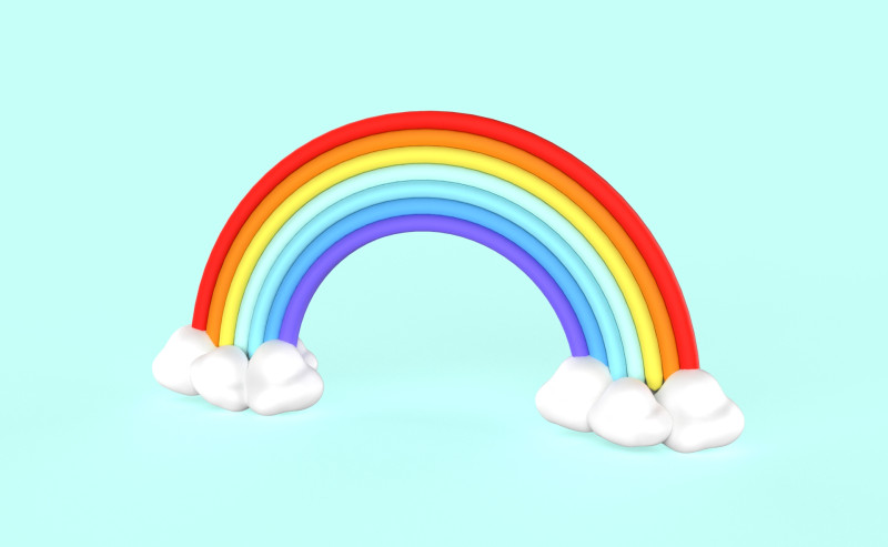 Prop79 Rainbow 3D Model .c4d .max .obj .3ds .fbx .stl .blend