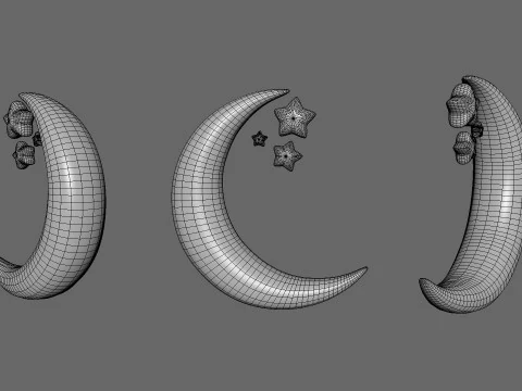 Prop83 Lune Modèle 3D