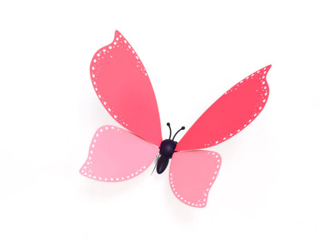 Butterfly Wing Flapping 02 Animated for Game 3D Model