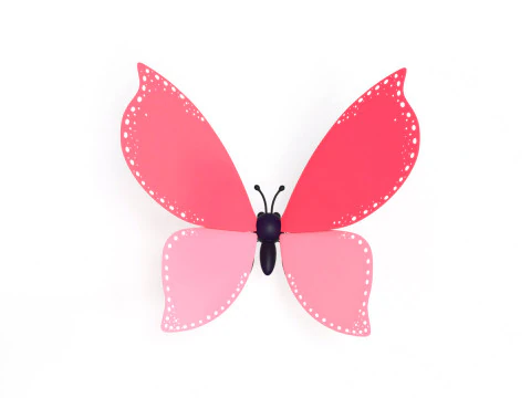 Butterfly Wing Flapping 02 Animated for Game 3D Model