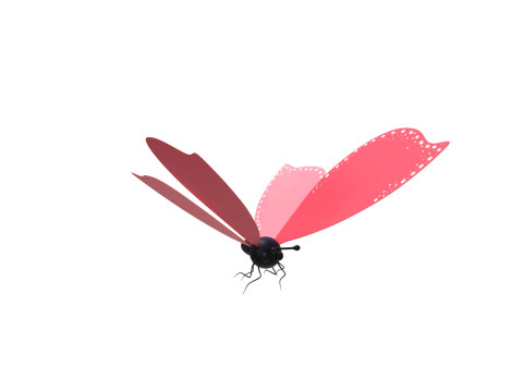 Butterfly Wing Flapping 02 Animated for Game Modèle 3D
