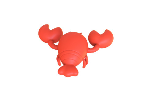 Low Poly - Cartoon Shrimp Rigged 3D मॉडल