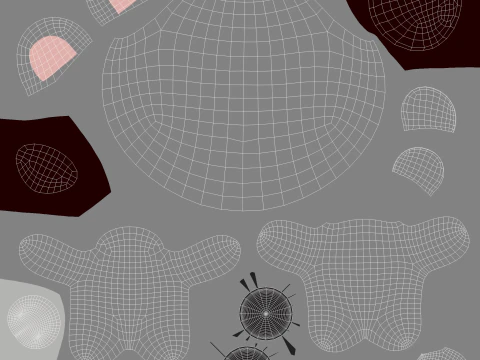 Chubby Rat Animated for Games 3D Model