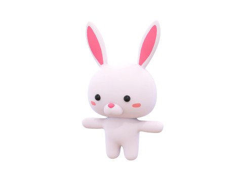 Funny 3D Cartoon Characters - Chubby Animated 3D-Modell
