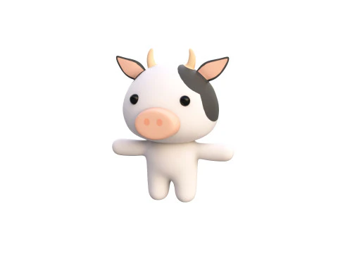 Funny 3D Cartoon Characters - Chubby Animated 3D Model