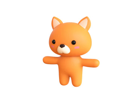 Funny 3D Cartoon Characters - Chubby Animated 3D Model