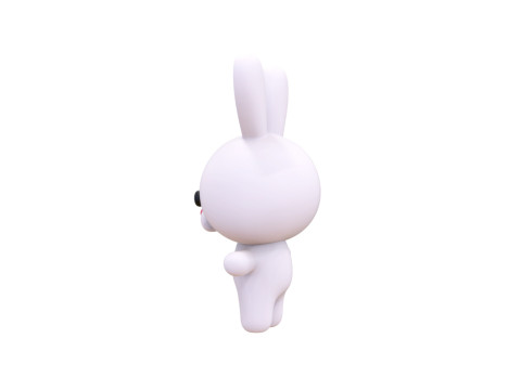 Rabbit Rigged Animated High Quality s for games Model 3D