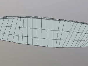 Kusbasili Pide Turkish Pizza 3D Model