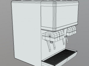 Flavor Ice Beverage Soda Fountain System Modello 3D